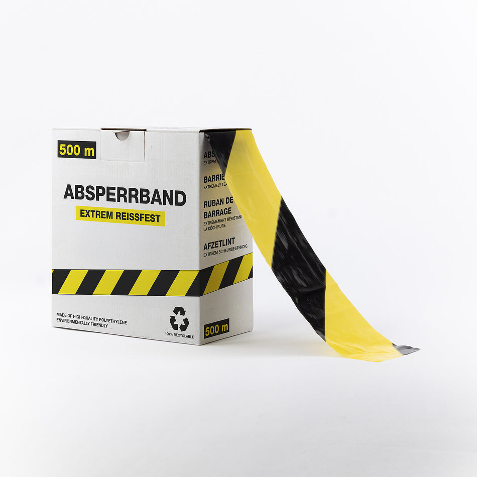 Barrier Tape – Extremely Tear-Resistant – 500m x 80mm (Double-Sided Print)