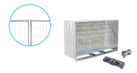Temporary Fence Standard Original – Complete Package (105m)