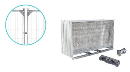 Temporary Fence Standard Reinforced – Complete Set (105m)