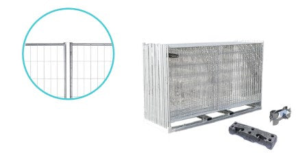 Temporary Fence Premium Original – Complete Set (105m)