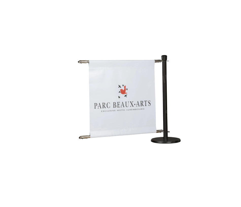 Extension Kit for Flexibarrier Café Barrier – Premium– 2 meter Custom Printed Banner