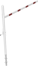 Höhenverstellbare Zugangsbeschränkungsbarriere - Premium - Schwenkmodell (2-4,5 m Breite)