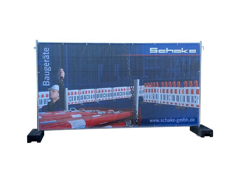 Construction Fence Screen Tarpaulin – Individual Print (3.50 × 2.00 m)