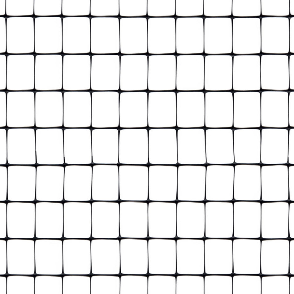 Black Plastic Safety Mesh Fence - CINTOFLEX E - (100m roll)
