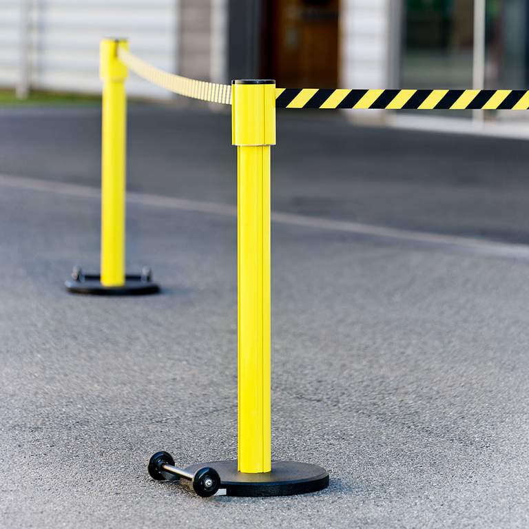 Beltrac Belt Stanchion -Storetrac XXL- (10m retractable belt)