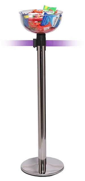 Display Bowl for FlexiBarrier Stanchions