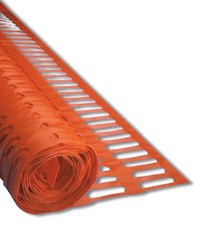 Orange Plastic Safety Mesh Fence -DRAGON- (50m roll)