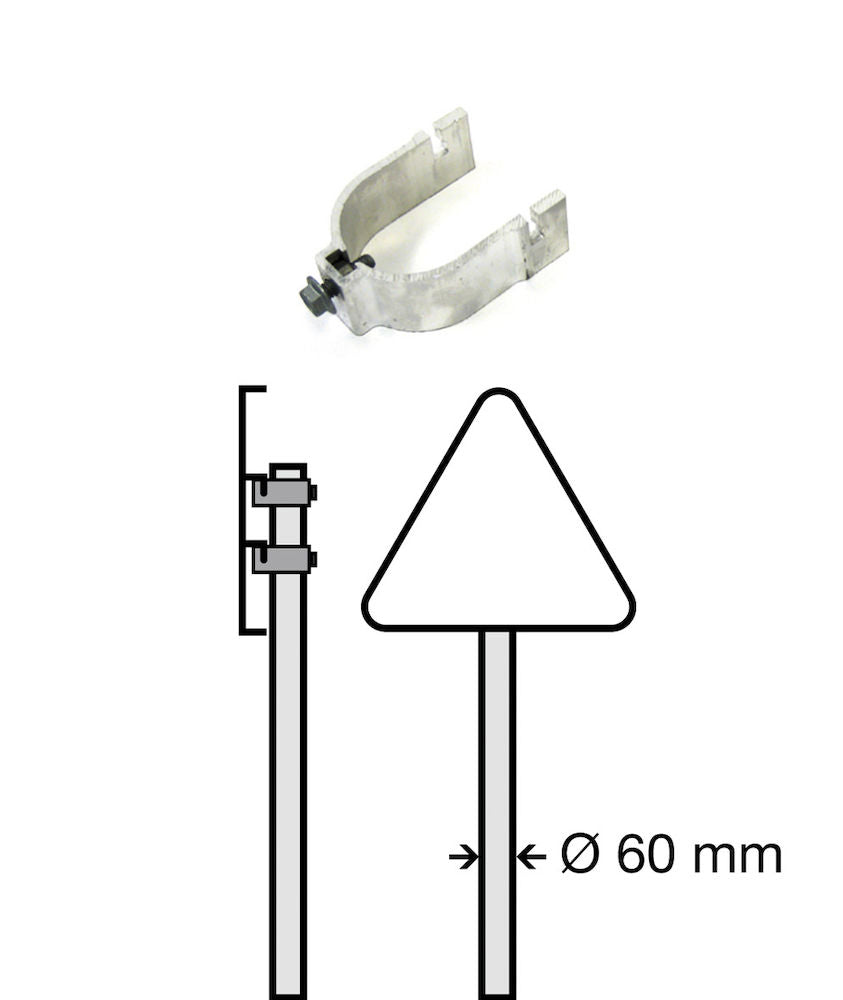  Enkelklammer BLF Ø 60mm (2-pack)