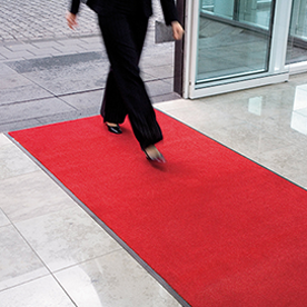 Entrance carpet (300x90cm - red or grey).