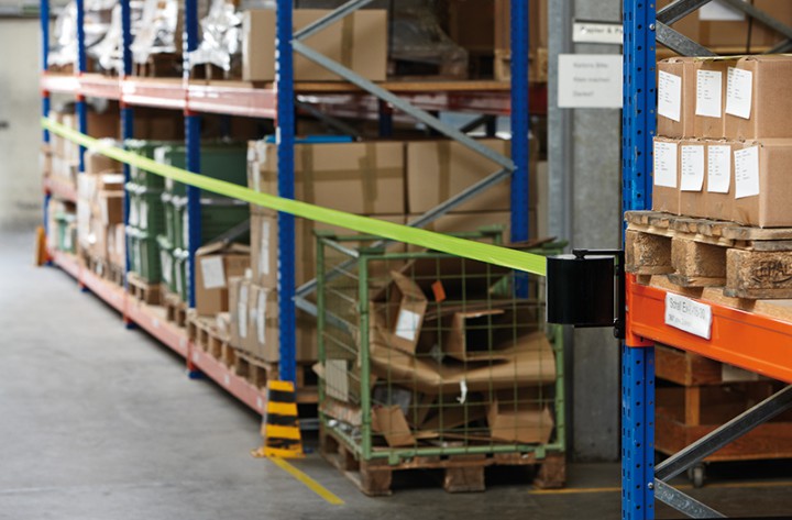 Beltrac XXXL Wall Mounted Retractable Belt Barrier (22m)