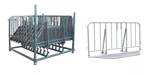 Stage barriers -Police- package with stacking frame (22,5m)
