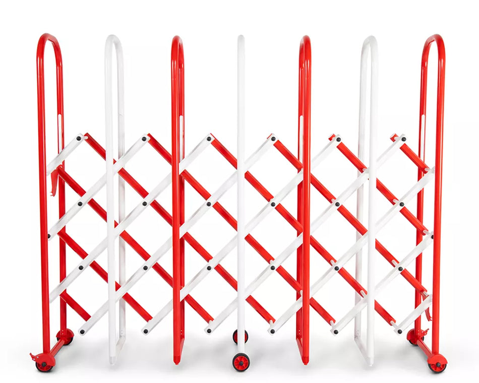 Extendable Diamond Barrier HD – Heavy Duty Mobile Safety Barrier