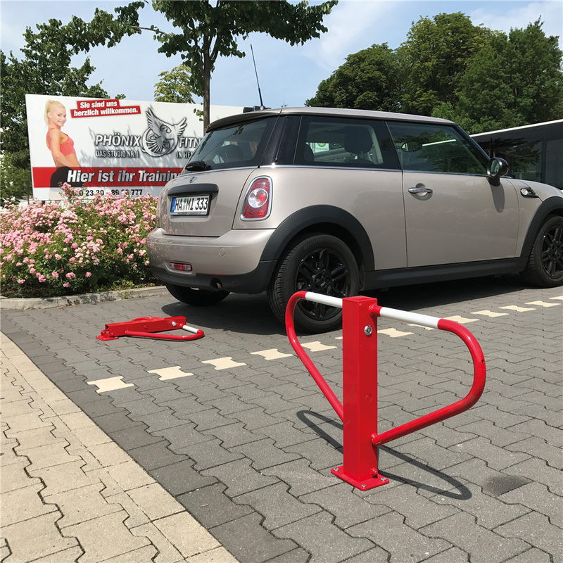 Car-Park Barrier Foldable with Triangular Lock