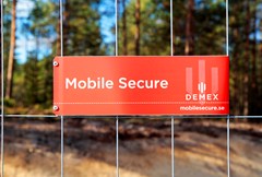 Company Sign for Temporary Fencing