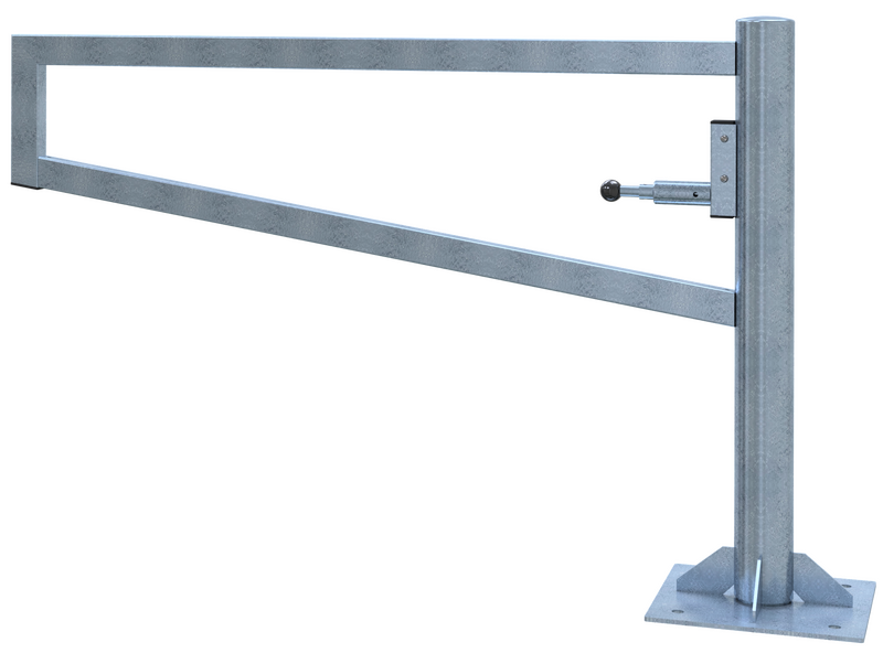 Swiveling Gate – Hot-Dip Galvanized – Barriers4u – Crowd Control ...