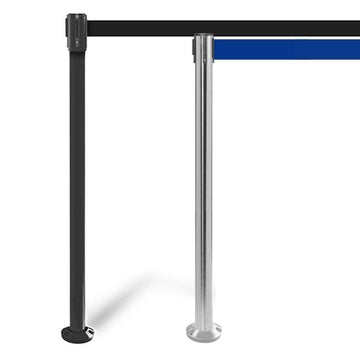 FlexiBarrier Belt Stanchion -Pro Fixed- (3.4m or 4.9m belt)