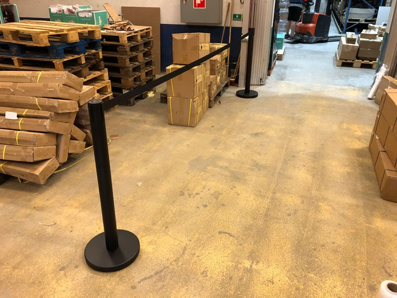 FlexiBarrier Belt Stanchion -Basic 500- (5m belt)
