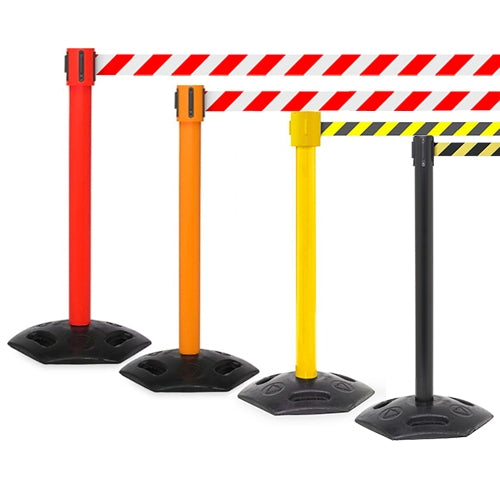 FlexiBarrier Belt Stanchion -Outdoor 1050- (10.6m belt)