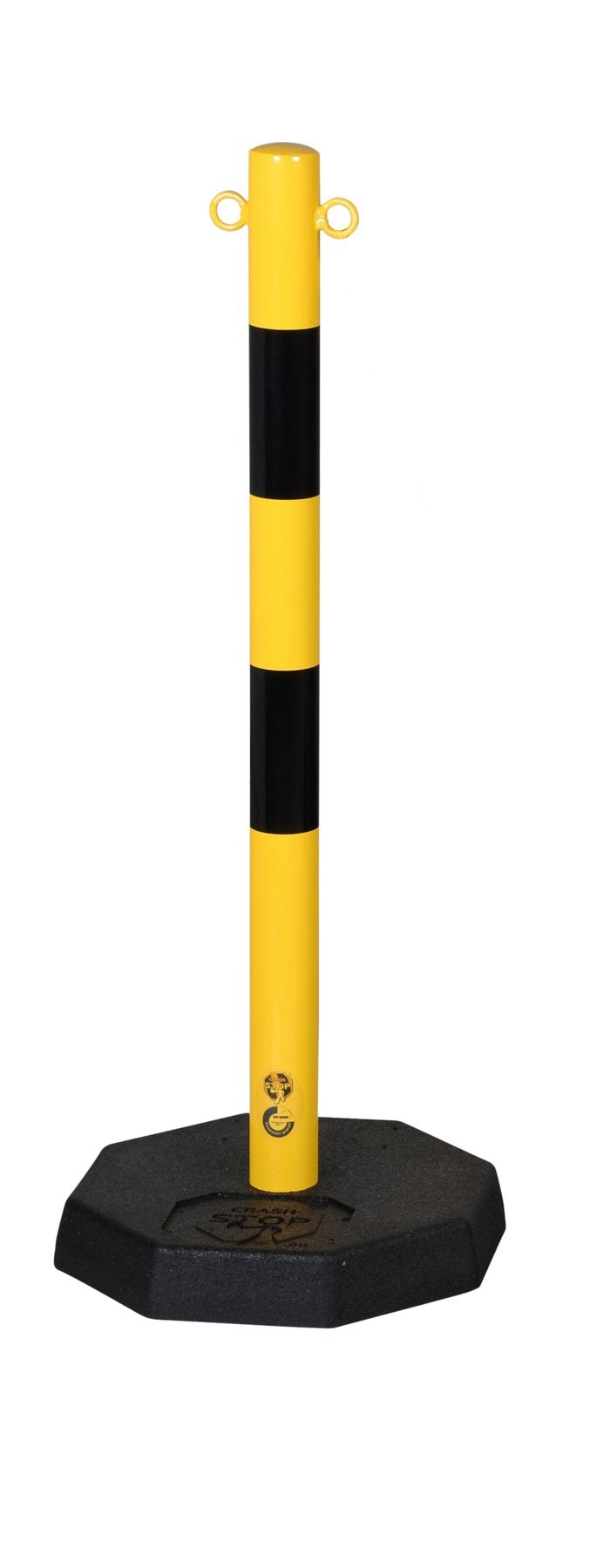 Flexibarrier Post & Chain Barrier Kit with trolley (Black/Yellow)