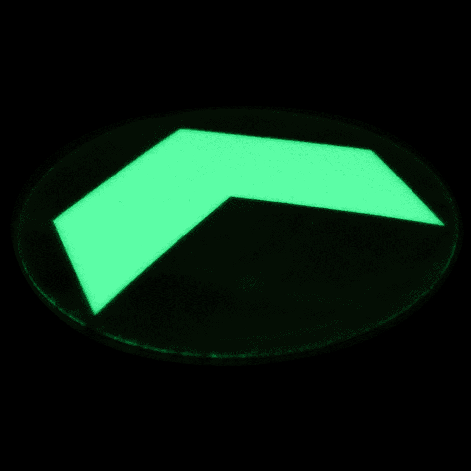 Glow in the Dark Arrows – 100mm Ø Disc (Pack of 10)