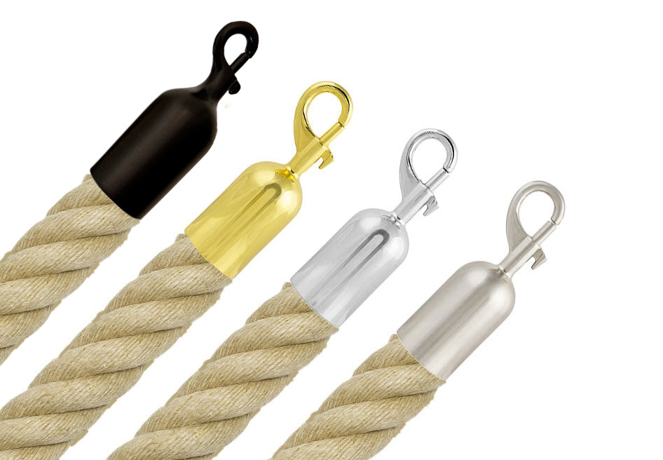 Barrier Rope -Hemp- with snap ends (Ø25 or 35mm)