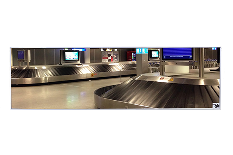 Mirror plate with frame