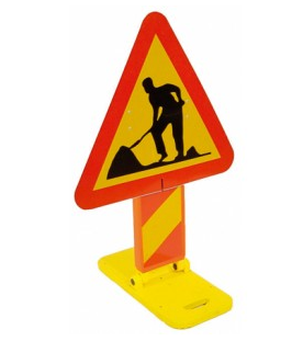 Klappmax. Vägarbete.