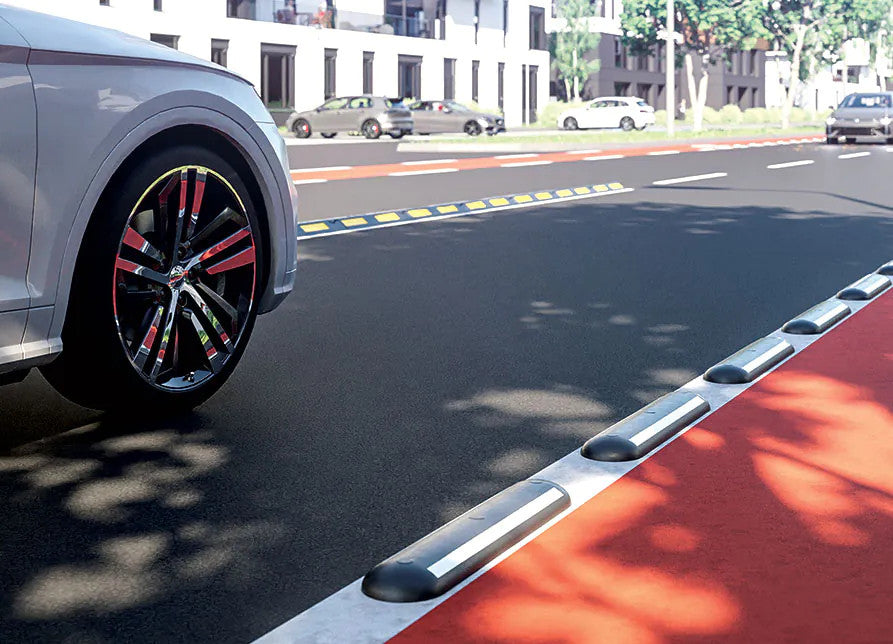 Rubber Road Separator -Premium- (available in 700mm or 1200mm elements)