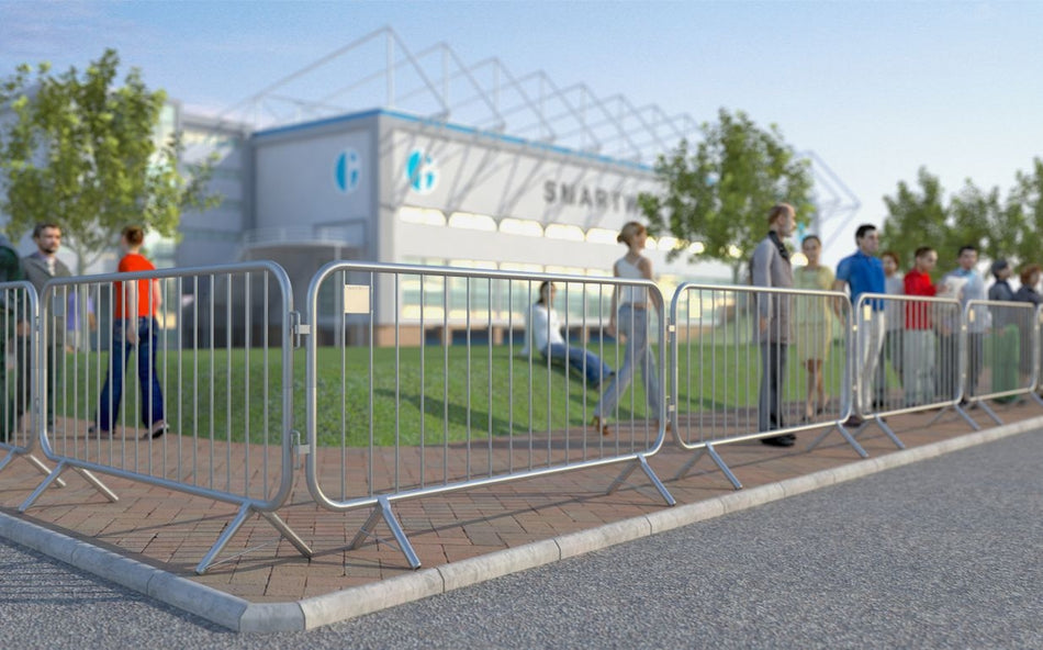 Flexibarrier Crowd Control Barrier - Basic - Fixed Foot, X-Large Package (115m) without Reflectors