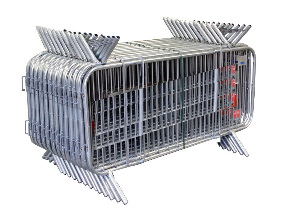 Flexibarrier Crowd Control Barrier -Basic- Fixed Foot, Complete Package (57.5m) without Reflectors