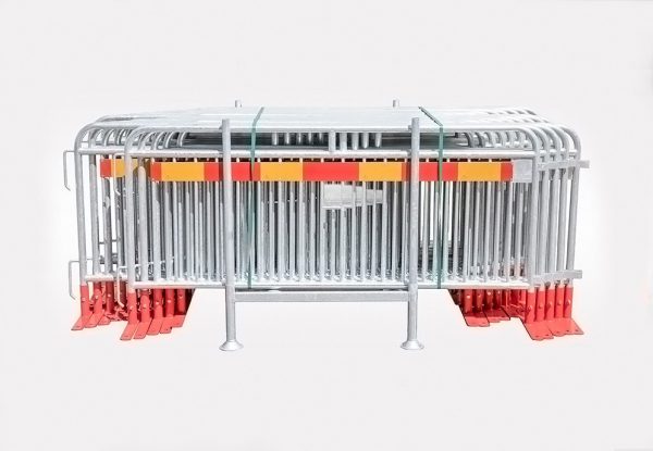 Flexibarrier Absperrgitter - Premium - Truck Edition, Komplettset mit Transportkorb (57,5 m)