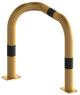 Anfahrschutzbügel - Massiv - 90° einseitig, tiefe Version