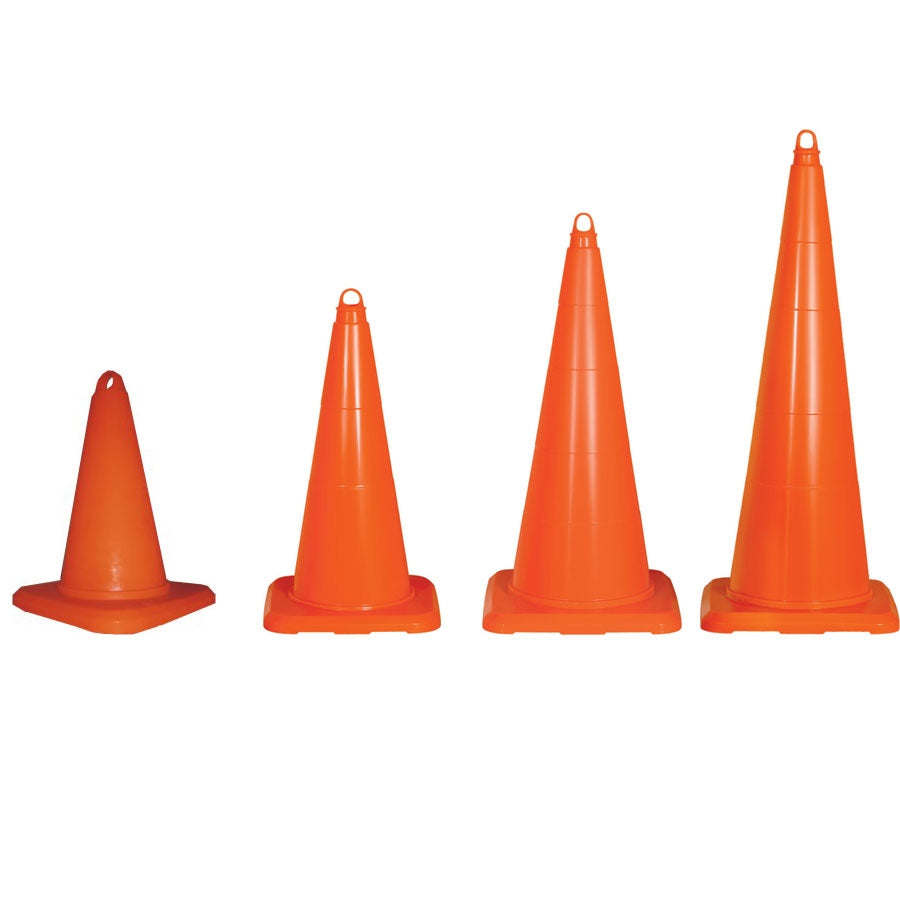 Soft Warning Cone without Reflective Strip -Standard- in PVC (32-50cm)