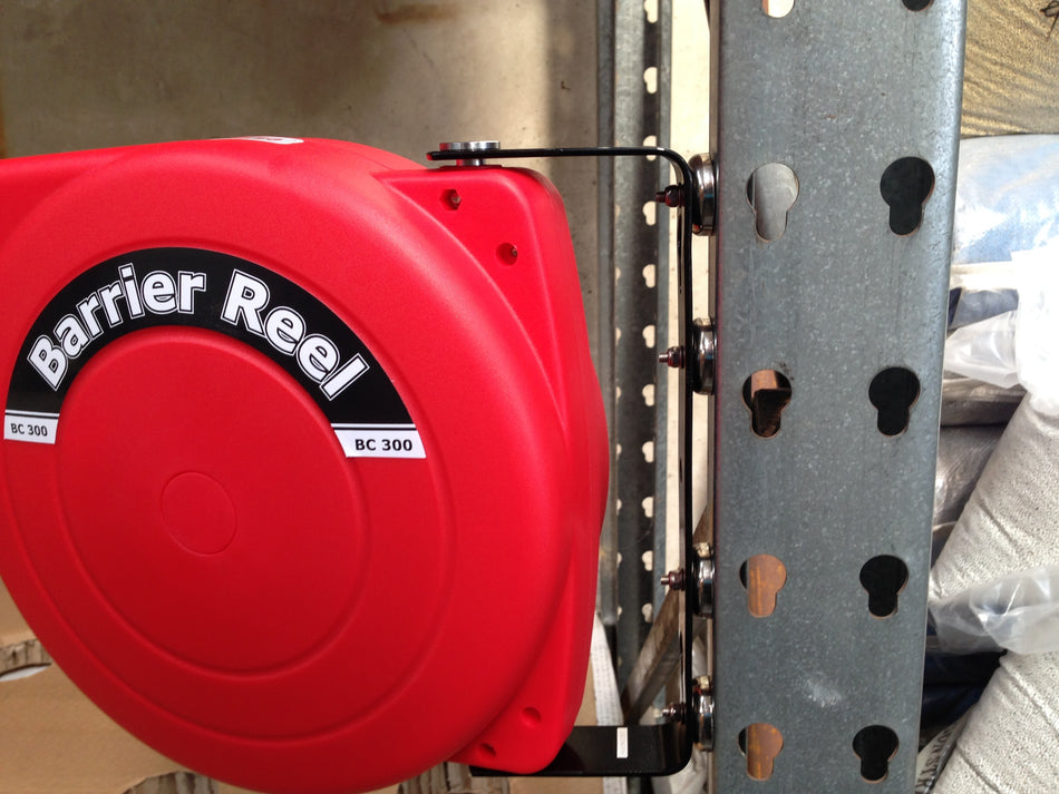 Retractable Safety Barrier Reel -Magnetic- Heavy duty barrier belt with magnets (15-25m)