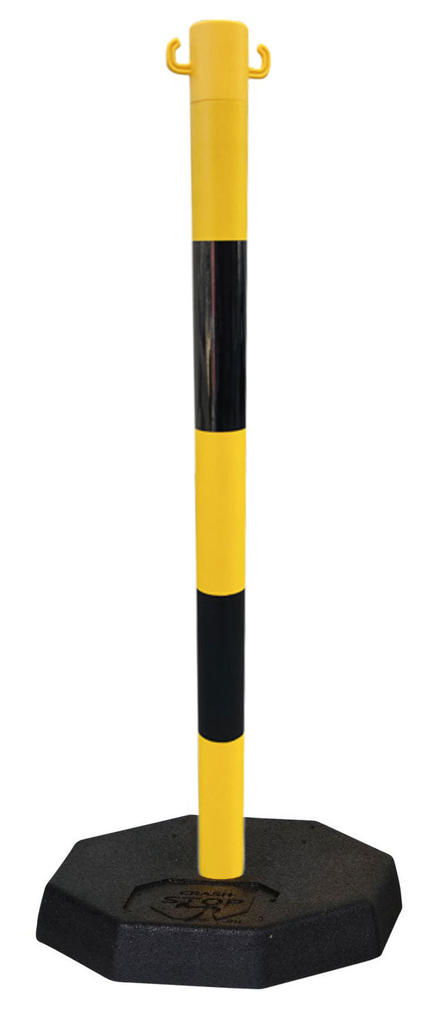 Flexibarrier Post & Chain Barrier -Plastic- (with rubber base)