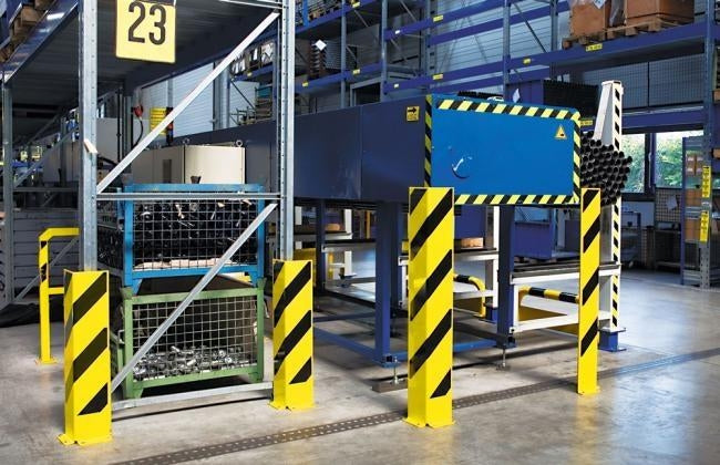 Pallet Racking Protector -Crash Guard- Angle (L-shape, 200mm-1200m height)