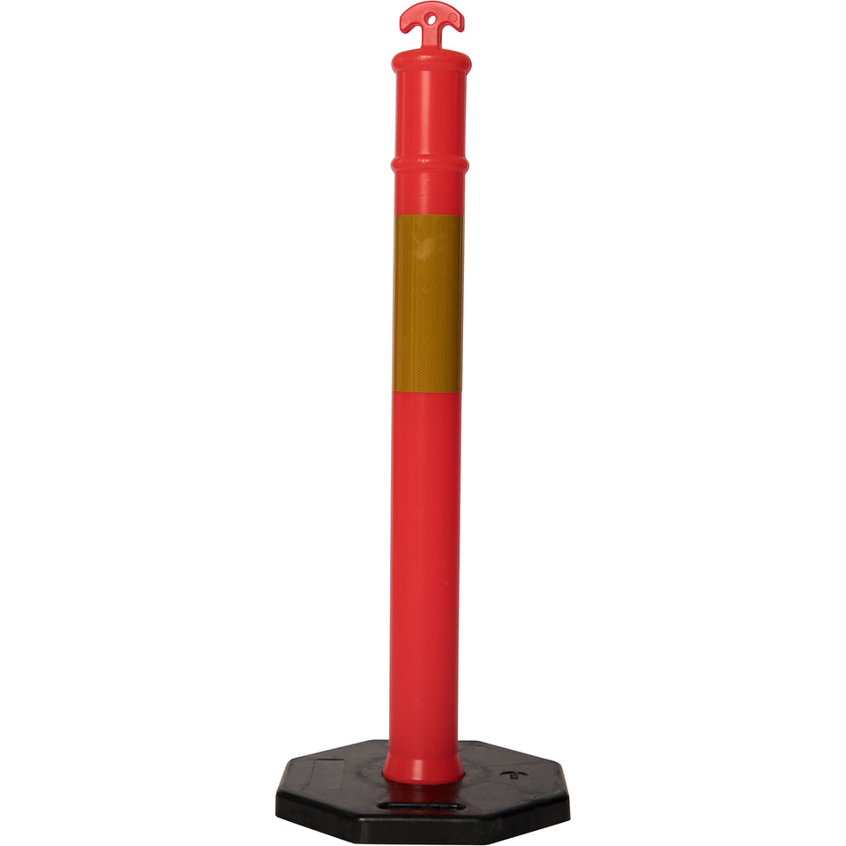 (Pack of 10) - Flexibarrier T-Top Bollard With Base