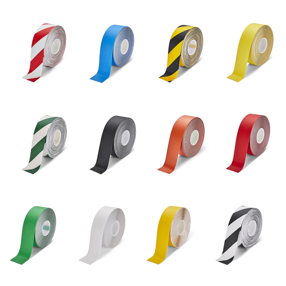 Floor Marking Tape -PermaRoute- (30m/roll - 50mm, 75mm or 100mm widths)