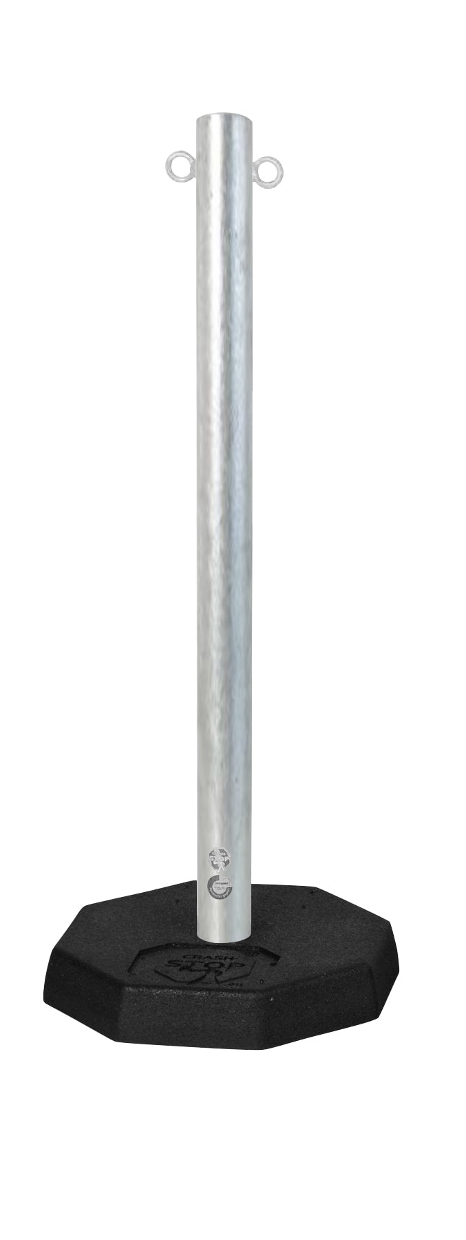 Flexibarrier Post & Chain Barrier -Steel- (with rubber base)