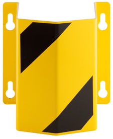 Pipe Guard -Little Mountain- made of steel, for wall mounting, galvanized or yellow/black