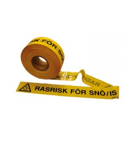 Absperrband, Absturzgefahr Schnee/Eis