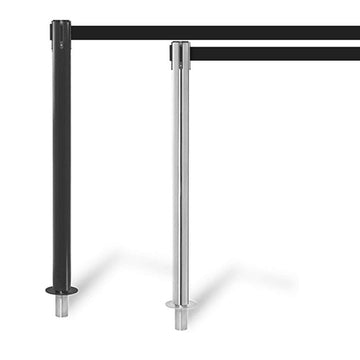 FlexiBarrier Belt Stanchion -Pro Removable- (3.4 or 4.9m belt)