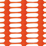 Orange Plastic Safety Mesh Fence -DRAGON- (50m roll)