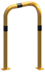 Anfahrschutzbügel - Massiv - 90° einseitig, tiefe Version