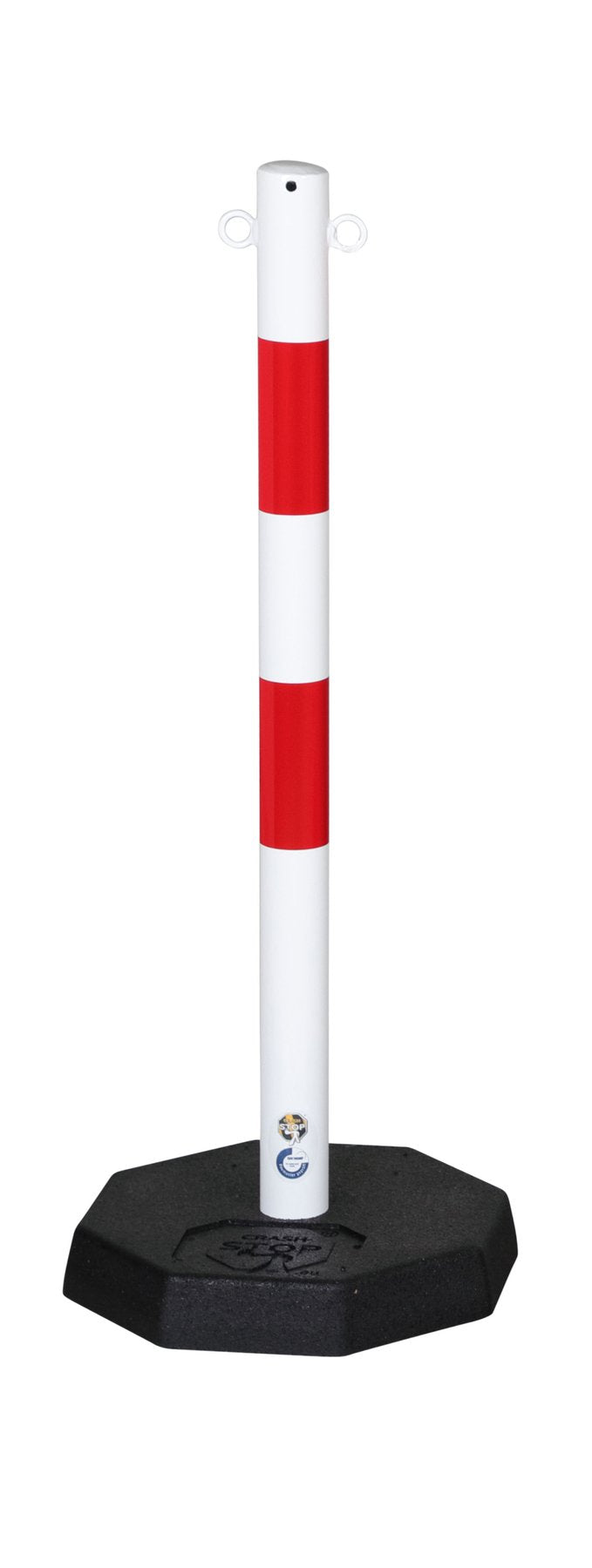 Flexibarrier Post & Chain Barrier -Steel- (with rubber base)