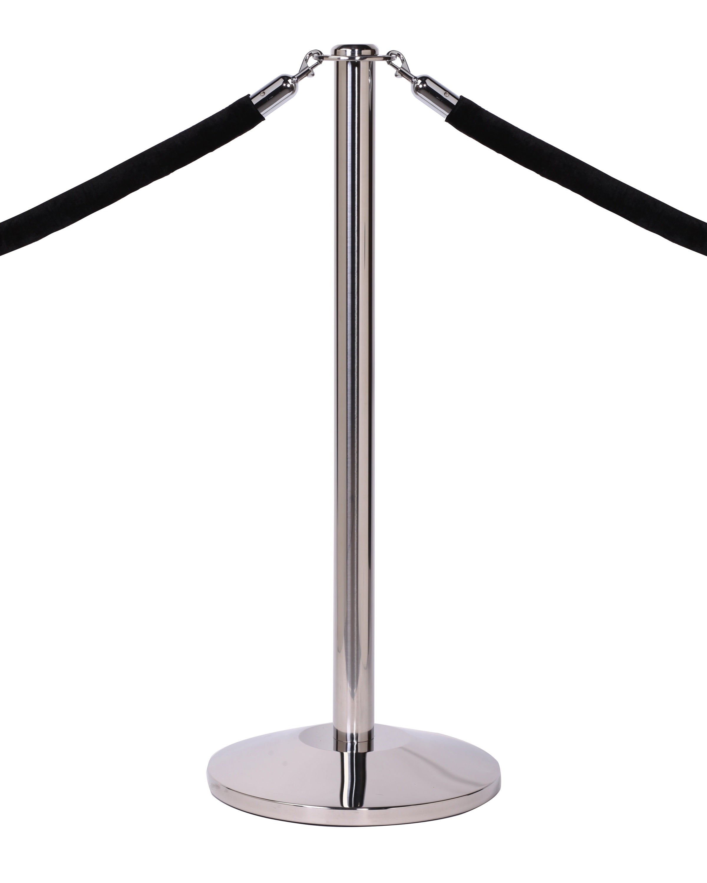 Flexibarrier Post & Rope Barrier - Flat Top - – Barriers4u – Crowd ...