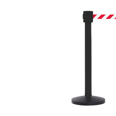FlexiBarrier Belt Stanchion -SafetyPlus 10m- (10.6m belt)