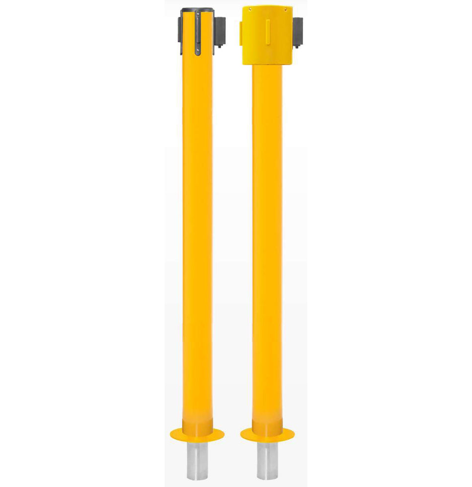 FlexiBarrier Belt Stanchion -SafetyPlus Removable- (3.4m/4.9m/10.6m belt)