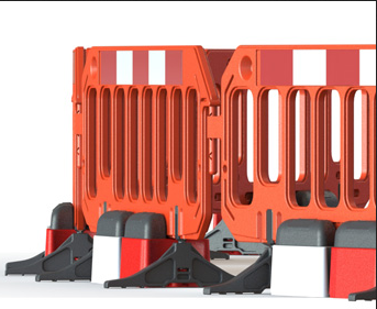 Additional weight for plastic guard barrier -Stop-