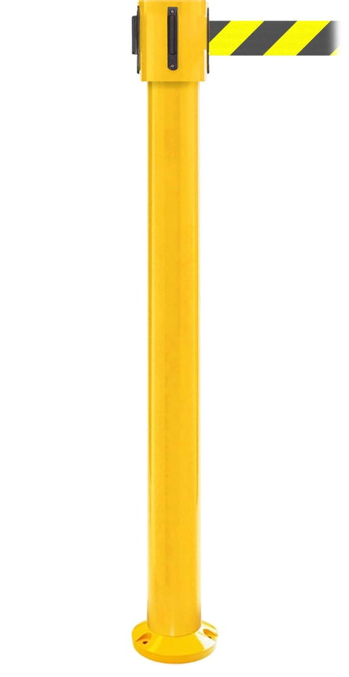 FlexiBarrier Belt Stanchion -SafetyPlus Fixed- (3.4m/4.9m/10.6m belt)